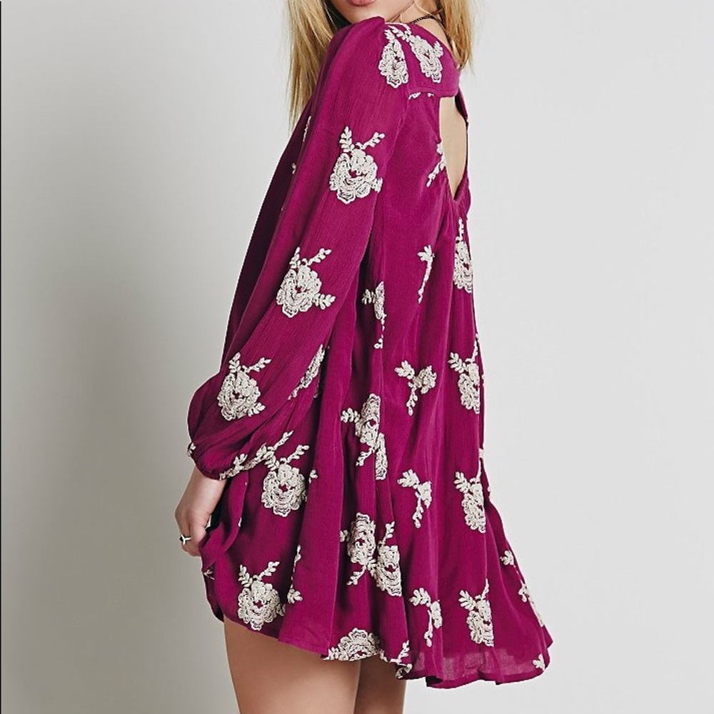 Free People Embroidered Austin Dress
